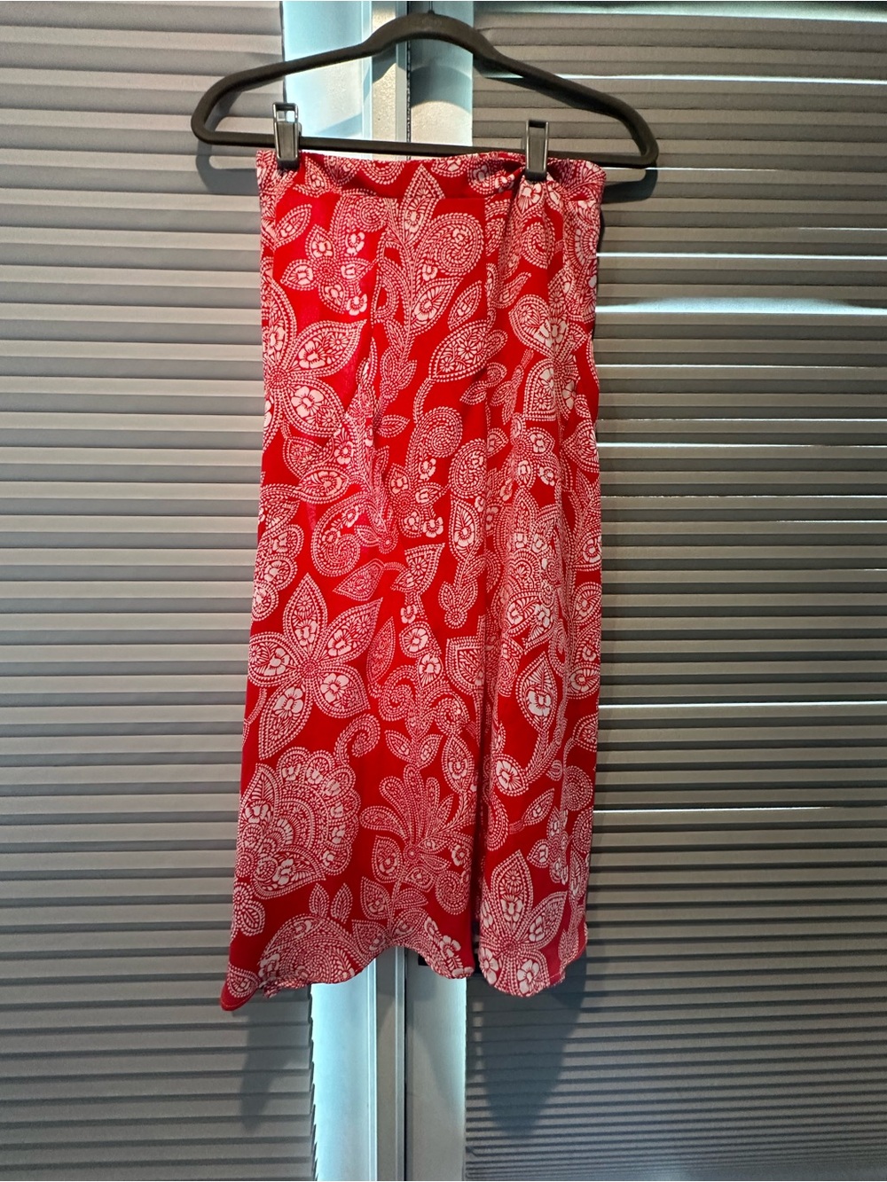 Red Paisley Show Me Your Mumu Midi Skirt - Women